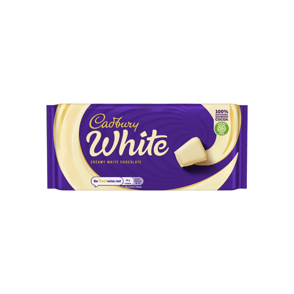 CADBURY WHITE (CREAMY WHITE CHOCOLATE)