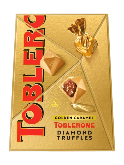 TOBLERONE DIAMOND TRUFFLES (GOLDEN CARAMEL)